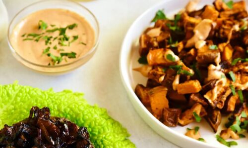 Grilled Beef Burgers With Mushroom & Caramelized Onions - Food Recipes dari Cabbage