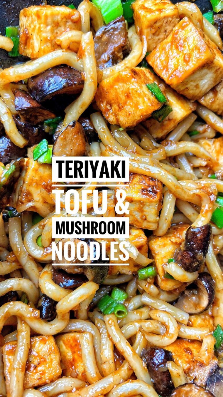 Teriyaki Tofu & Mushroom Noodles