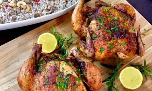 Air Fryer Rotisserie Chicken