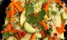 Asian Style Apple Fennel Salad