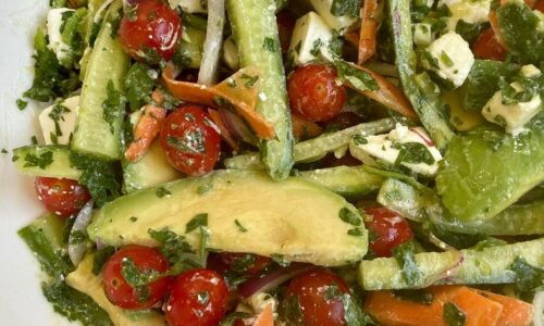 Avocado Feta Salad - Food Recipes dari Avocado