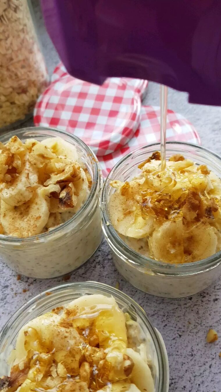 Banana Bread Overnight Oats