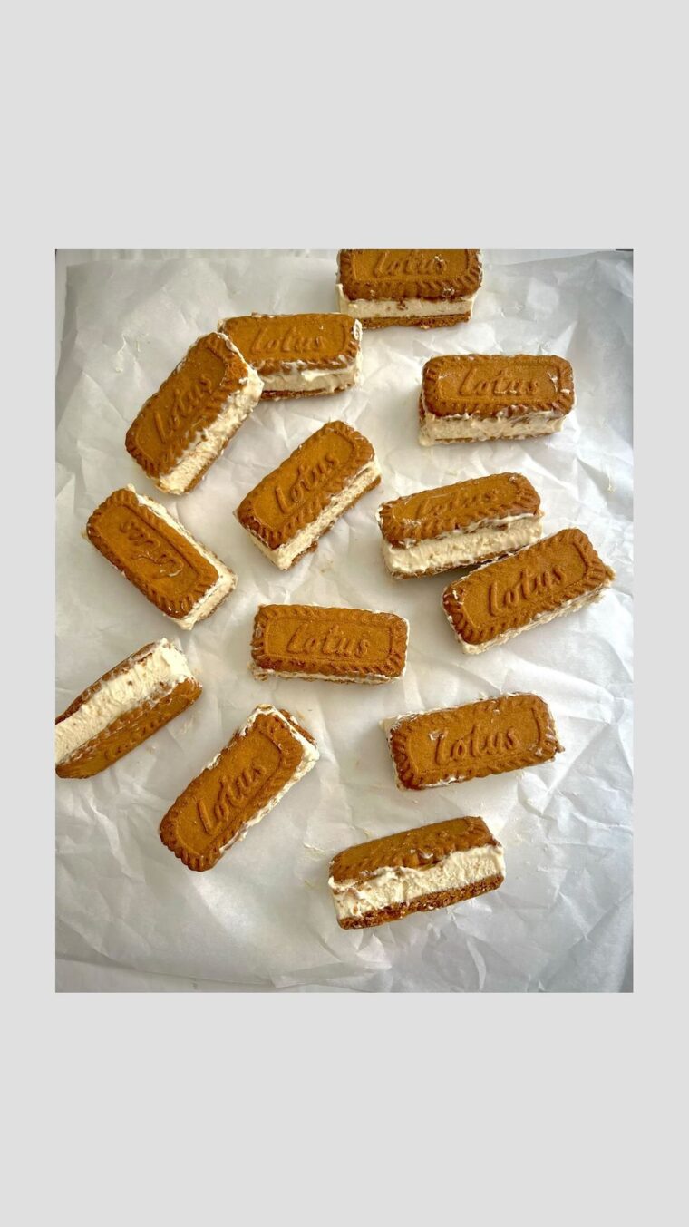 Biscoff Ice Cream Sandwiches