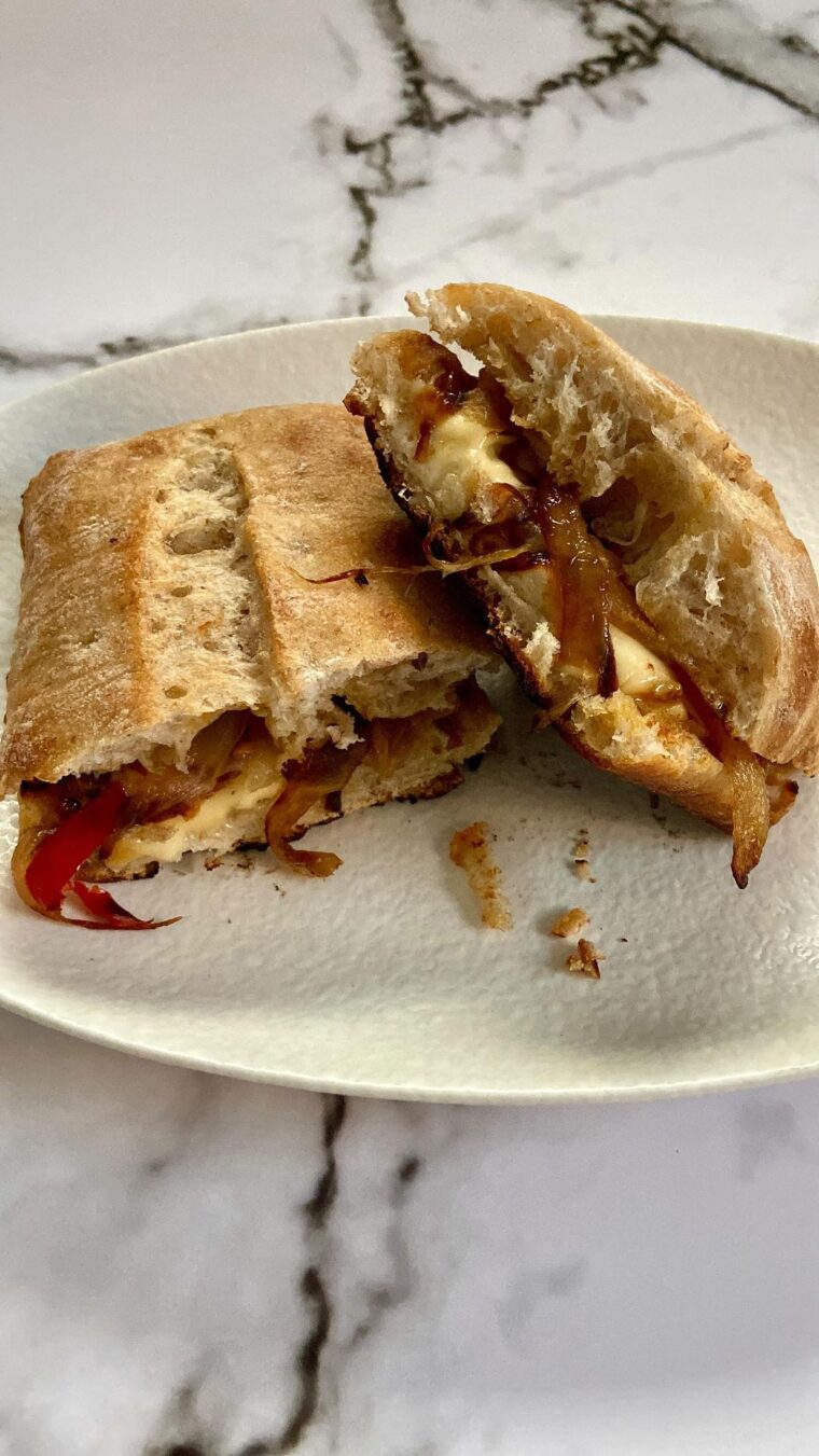 Caramelised Onion Grilled Cheese
