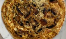 Cheesy Mushroom Omelette