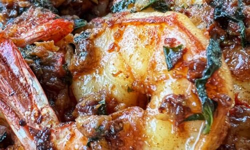 Garlic Prawns Korky Style