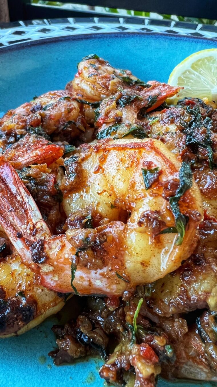 Garlic Prawns Korky Style