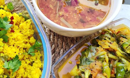 Kulfa Aloo Sabzi (Purslane Potato Stir Fry)