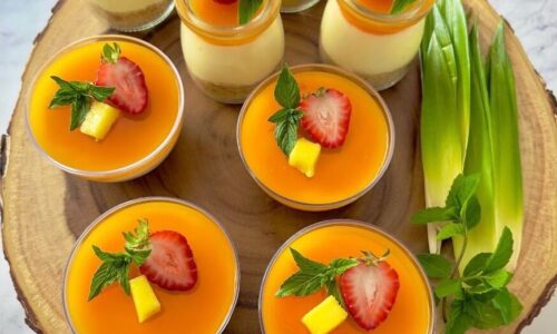 Mango Cheesecake Cups - Cake & Bread Recipes dari Mango