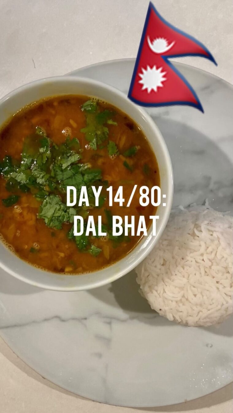 Nepalese Style Dal Bhat
