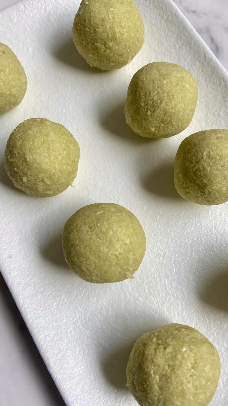 No Bake Avocado Coconut Balls