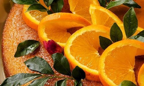 Orange Blossom Semolina Cake