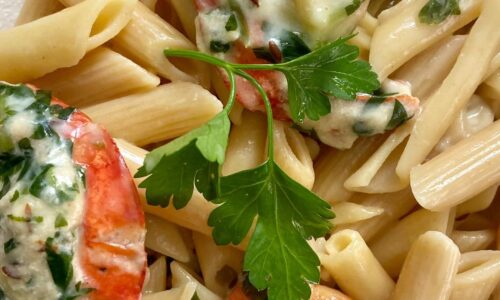 Prawn And Parsley Pasta