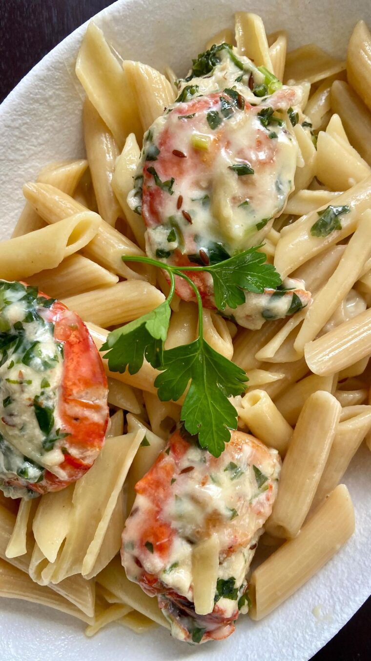 Prawn And Parsley Pasta