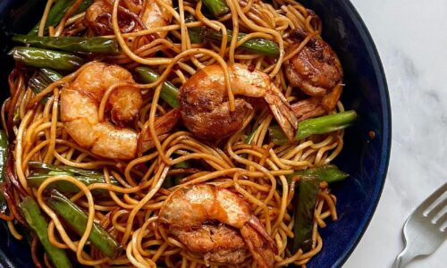 Quick And Easy Spicy Prawn Noodles - Main Dishes dari Green Beans