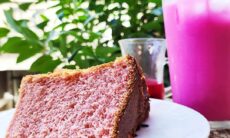 Rose Milk Chiffon Cake