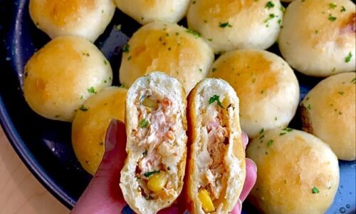 Stuffed Chicken Dinner Rolls - Food Recipes dari Milk