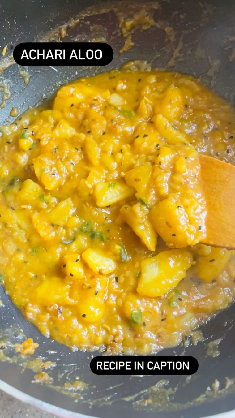 Achari Aloo – Pickled Potato Curry