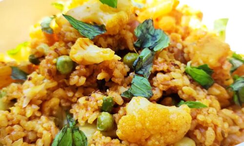 Aloo Gobi Matar Pulao