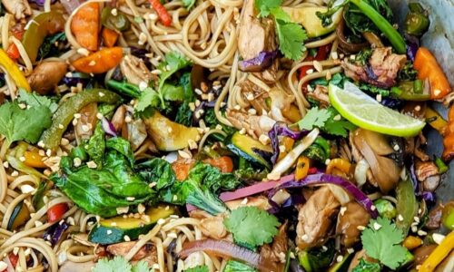Chicken Noodle Stir-fry - Food Recipes dari Cabbage
