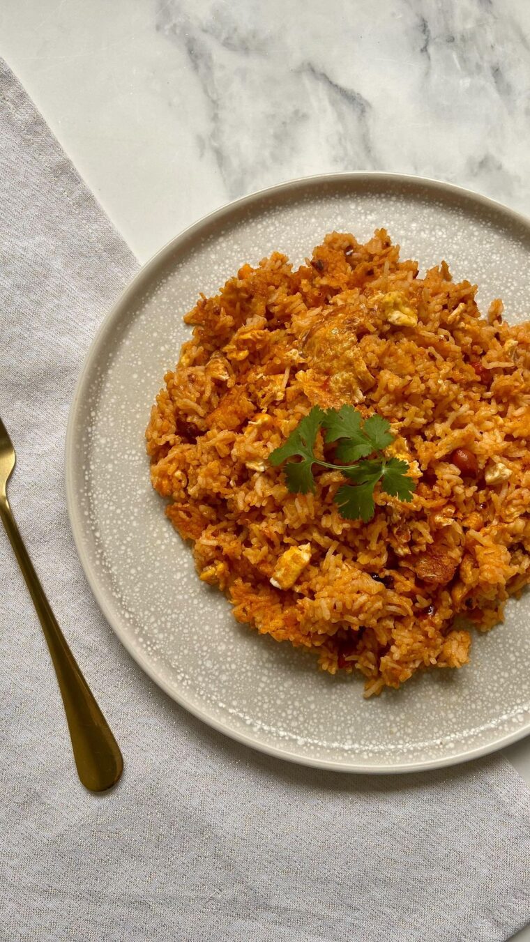 Chilli Oil And Egg Fried Rice