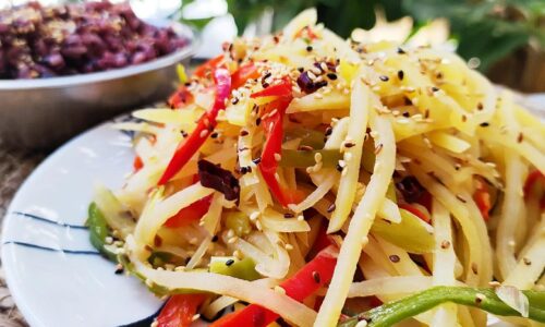 Chinese Spicy Sour Potatoes