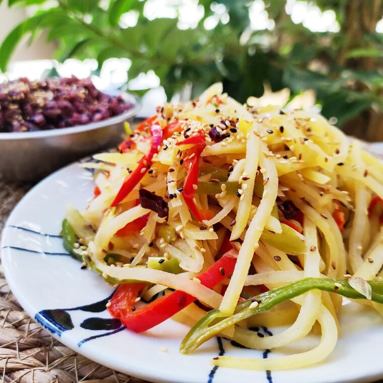 Chinese Spicy Sour Potatoes