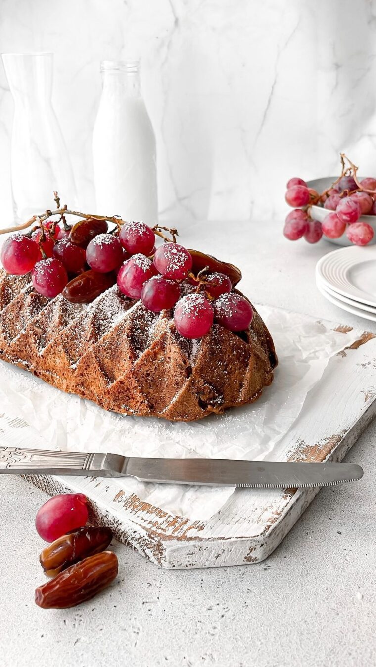 Date Cake With Walnuts And Raisin
