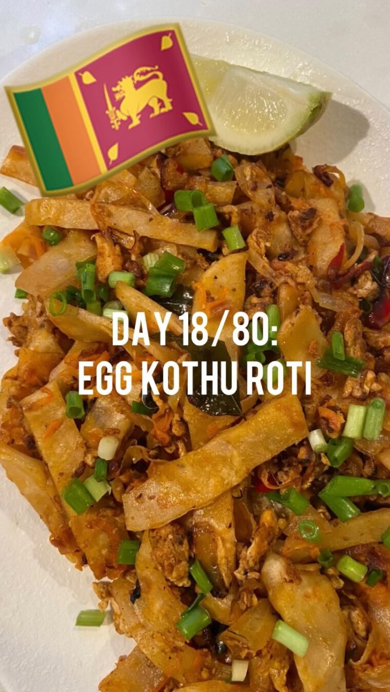 Egg Kothu Roti