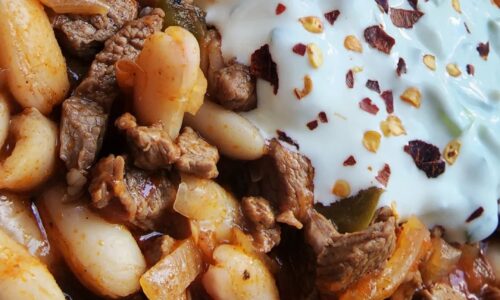 Kuru Fasulye With Cacik And Rice -  dari Lamb and Rice