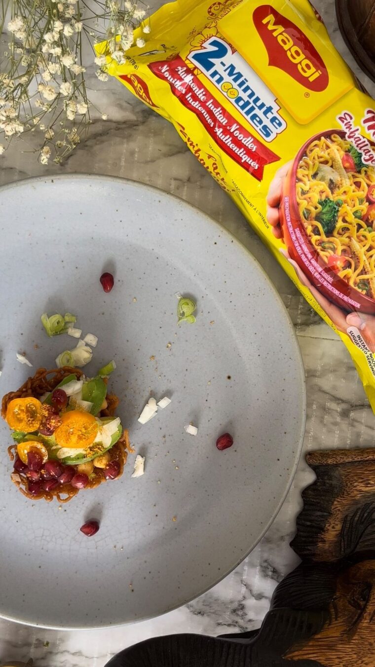 Maggi Breakfast Nest