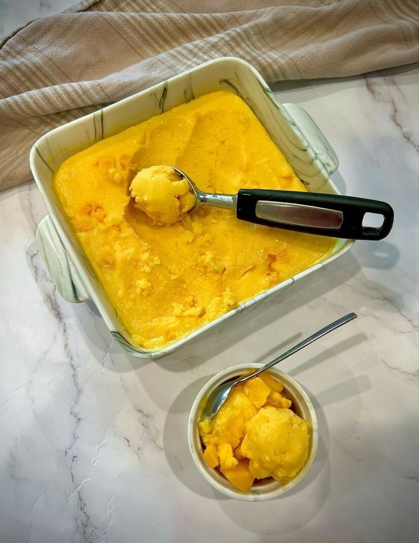 Mango Frozen Yogurt from baiti_ana