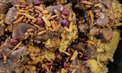 Maqloubeh -  dari Lamb and Rice