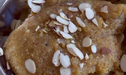 Mung Dal Halwa - Snacks, Appetizers & Desserts dari Almond