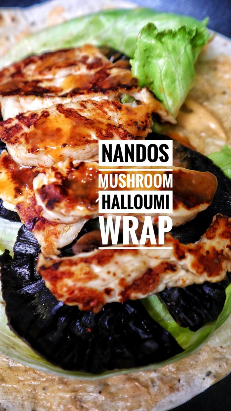 Nandos Mushroom & Halloumi Wrap