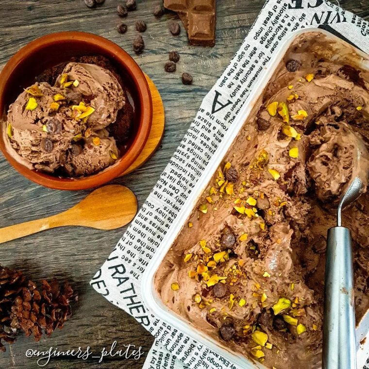 No Churn Chocolate Ice Cream