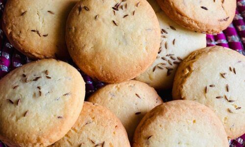 Pakistani Style Zeera Biscuits