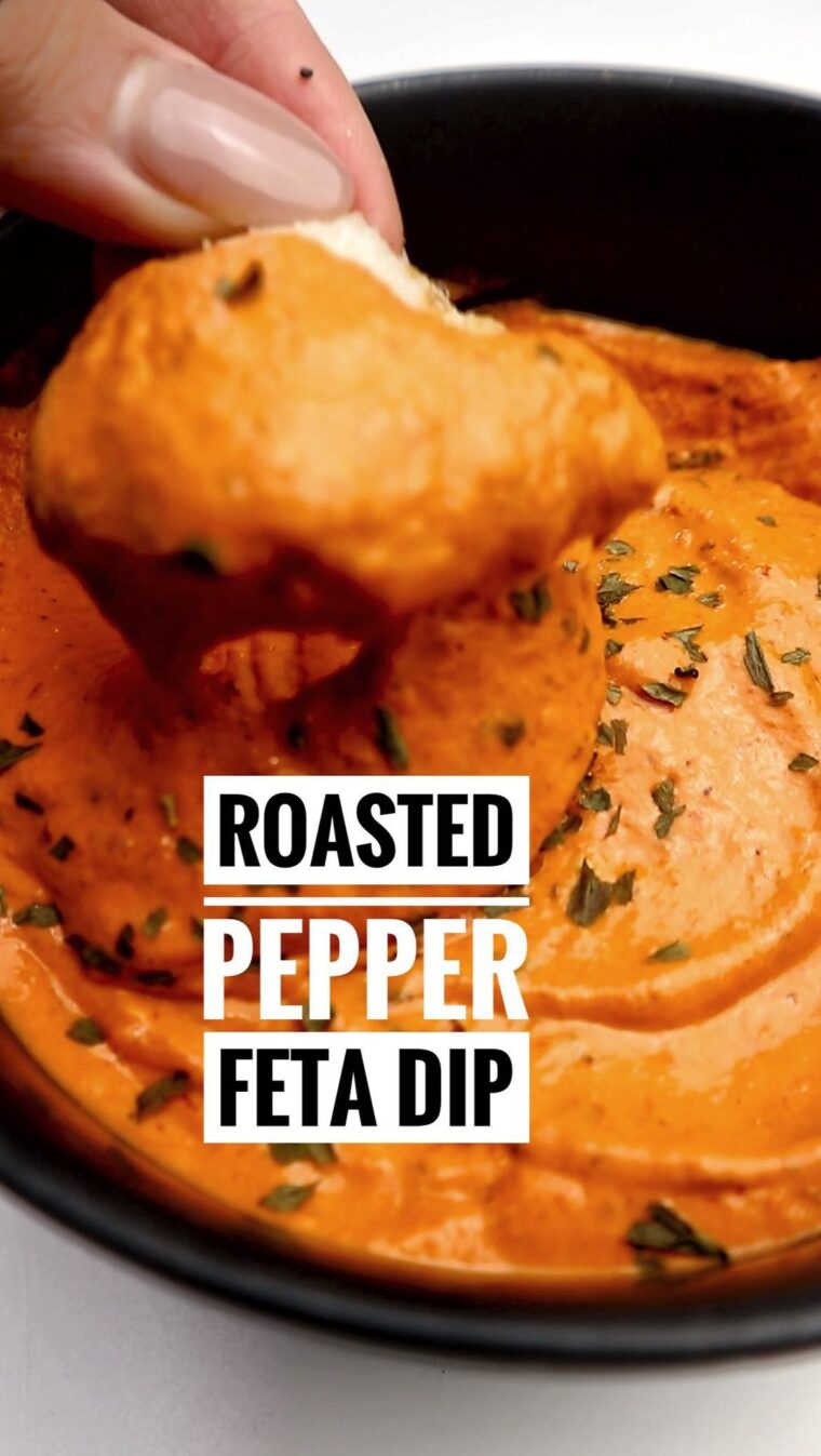Roasted Pepper Feta Dip