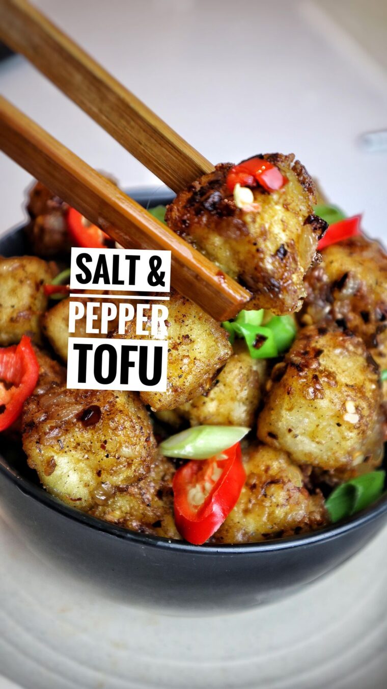 Salt & Pepper Tofu⁣