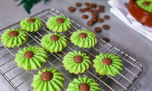 Semprit Pandan Cookies