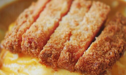 Spam Katsu Omelette Curry