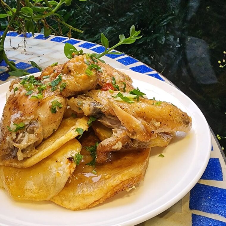 Steak Lemon Garlic & Lemon Garlic Chicken