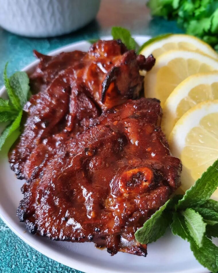 Sticky Honey Bbq Lamb Chops