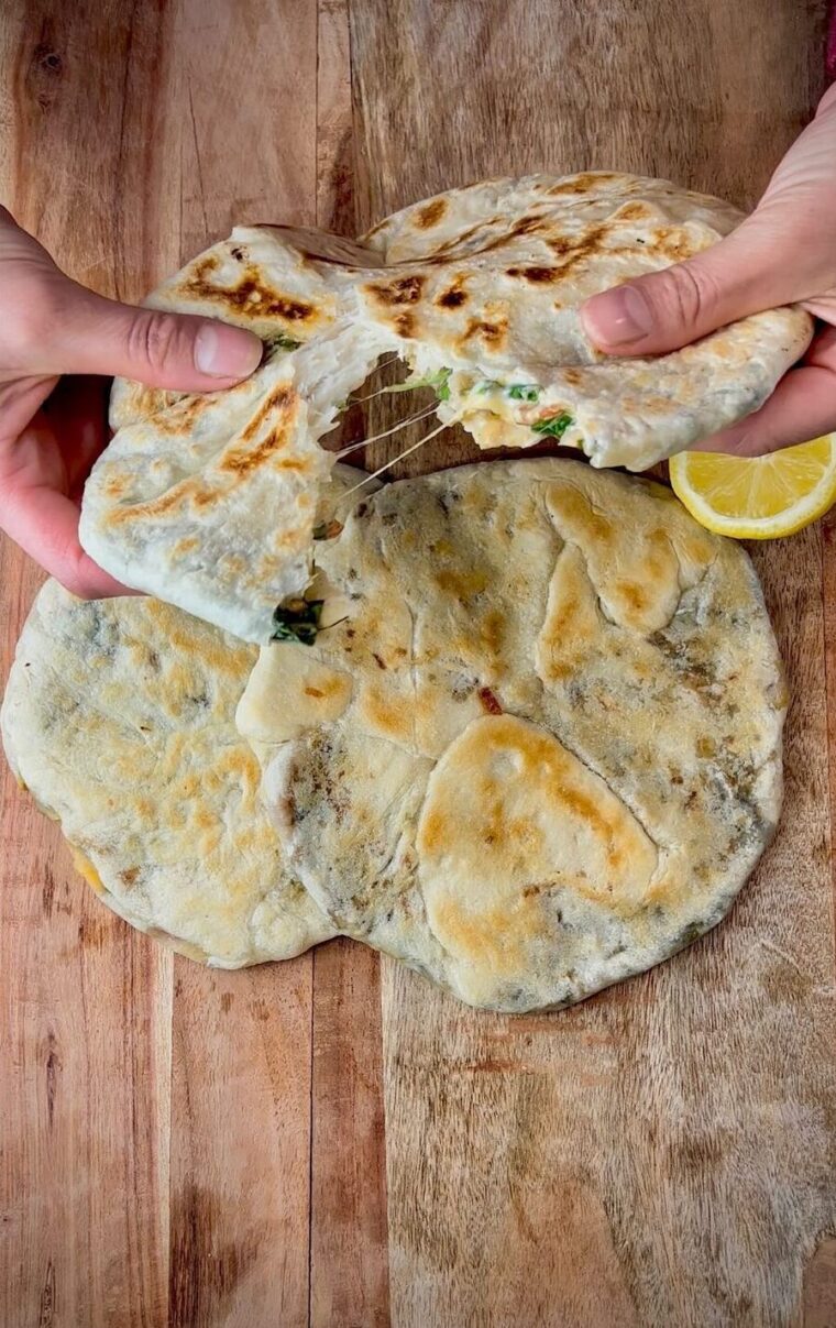Stovetop Spinach And Cheese Pies