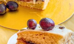 Vanilla Blueberry Jam Cake