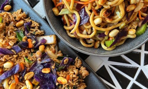 Vegetable Hokkien Noodle Stir Fry & Vegetable Fried Rice - Main Dishes dari Noodles