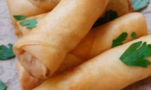 Vegetarian Curry Spring Rolls - Food Recipes dari Cabbage