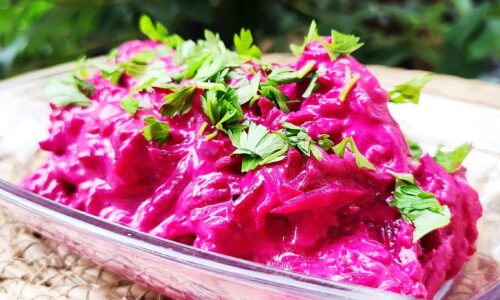 Yoğurtlu Pancar Salatası (Turkish Beetroot Yoghurt Salad) - Food Recipes dari Yogurt