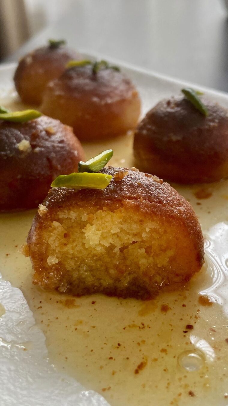Air Fried Gulab Jamun