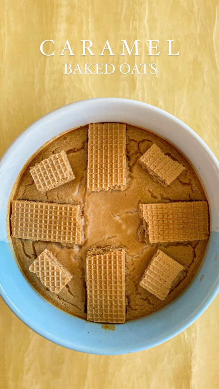 Caramel Baked Oats